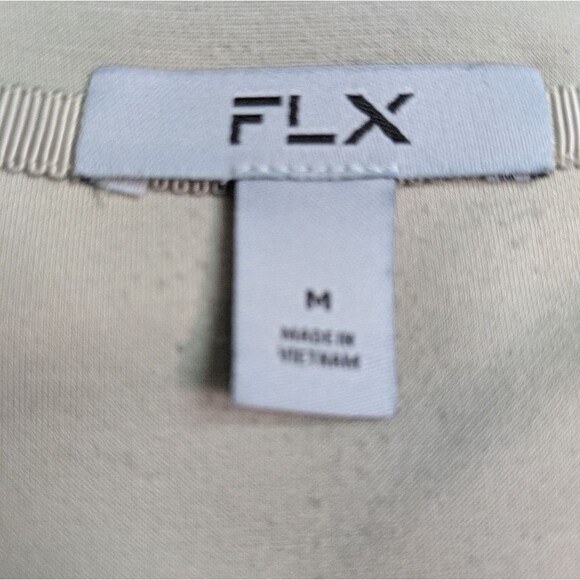 FLX Mint Green Open Front Quilted Knit Long Athleisure Cardigan - Size Medium - Picture 10 of 10